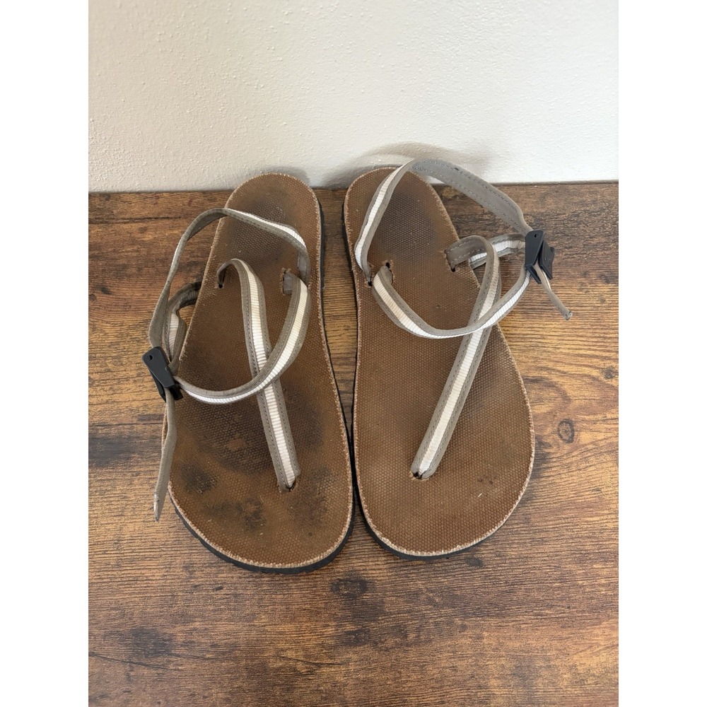 Earth Runners Women's Minimalist Grounding Sandals Straps Size Aprox 9